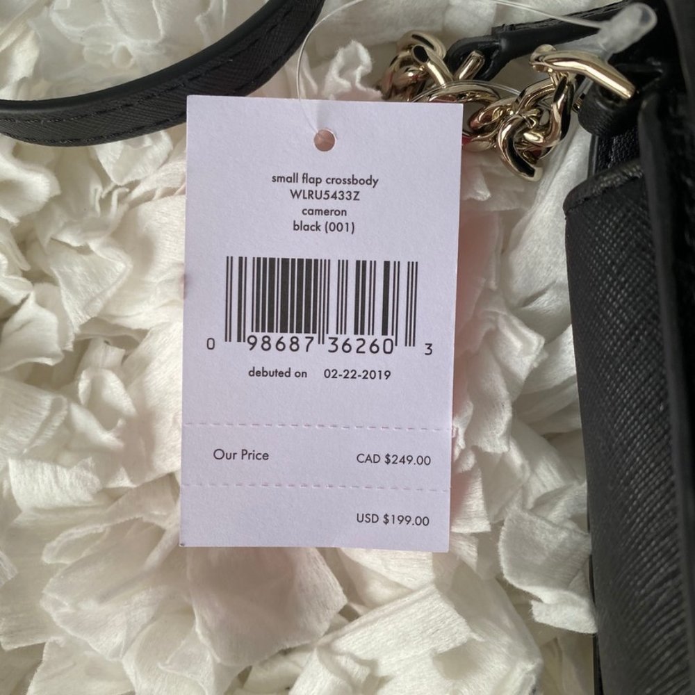 Kate Spade (NWT) Small Cameron Black Crossbody Bag - Picture 3 of 10